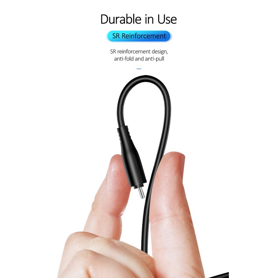 USAMS καλώδιο Micro USB σε USB US-SJ268, 2A, 1m, μαύρο | eLabstore.gr USAMS καλώδιο Micro USB σε USB US-SJ268, 2A, 1m, μαύρο | Αξεσουάρ κινητών | elabstore.gr