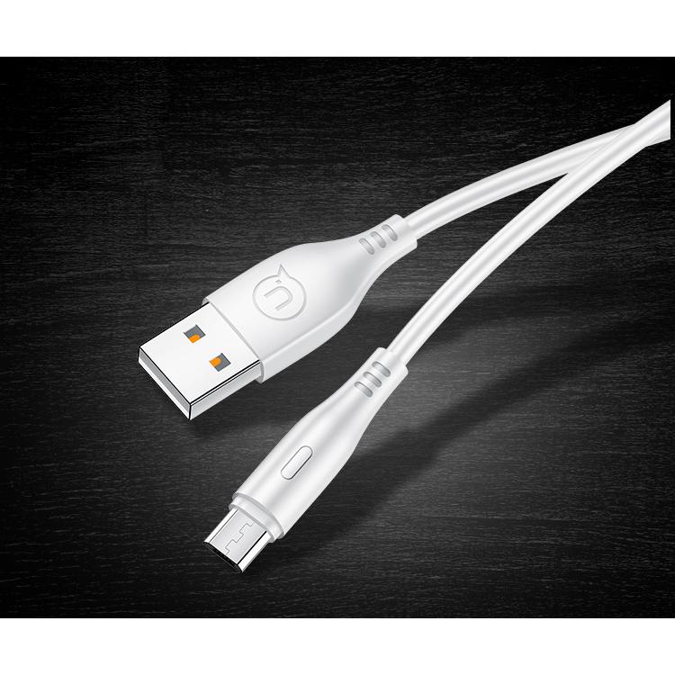 USAMS καλώδιο Micro USB σε USB US-SJ268, 2A, 1m, λευκό | eLabstore.gr USAMS καλώδιο Micro USB σε USB US-SJ268, 2A, 1m, λευκό | Αξεσουάρ κινητών | elabstore.gr
