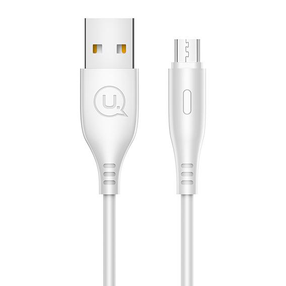 USAMS καλώδιο Micro USB σε USB US-SJ268, 2A, 1m, λευκό | eLabstore.gr USAMS καλώδιο Micro USB σε USB US-SJ268, 2A, 1m, λευκό | Αξεσουάρ κινητών | elabstore.gr