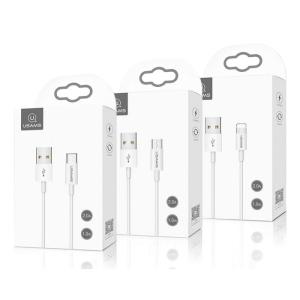 USAMS καλώδιο Lightning σε USB US-SJ283, 2A, 1m, λευκό | eLabstore.gr USAMS καλώδιο Lightning σε USB US-SJ283, 2A, 1m, λευκό | Αξεσουάρ κινητών | elabstore.gr