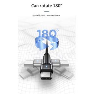 USAMS καλώδιο USB-C σε USB SJ477, περιστρεφόμενο βύσμα, 2A, 1m, πράσινο | Αξεσουάρ κινητών | elabstore.gr