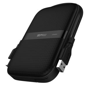 SILICON POWER εξωτερικός HDD Armor A60, 2TB, USB 3.2, μαύρος | PC & Αναβάθμιση | elabstore.gr