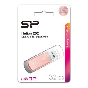 SILICON POWER USB Flash Drive Helios 202, 32GB, USB 3.2, ροζ χρυσό | Συνοδευτικά PC | elabstore.gr