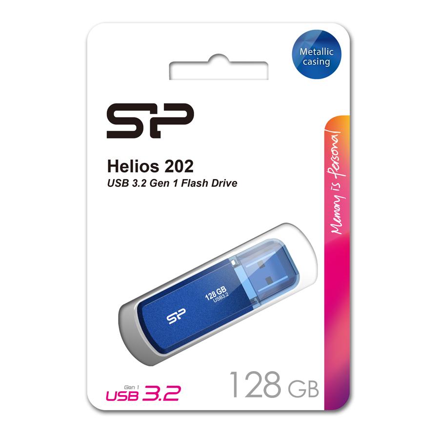 SILICON POWER USB Flash Drive Helios 202, 128GB, USB 3.2, μπλε | eLabstore.gr SILICON POWER USB Flash Drive Helios 202, 128GB, USB 3.2, μπλε | Συνοδευτικά PC | elabstore.gr