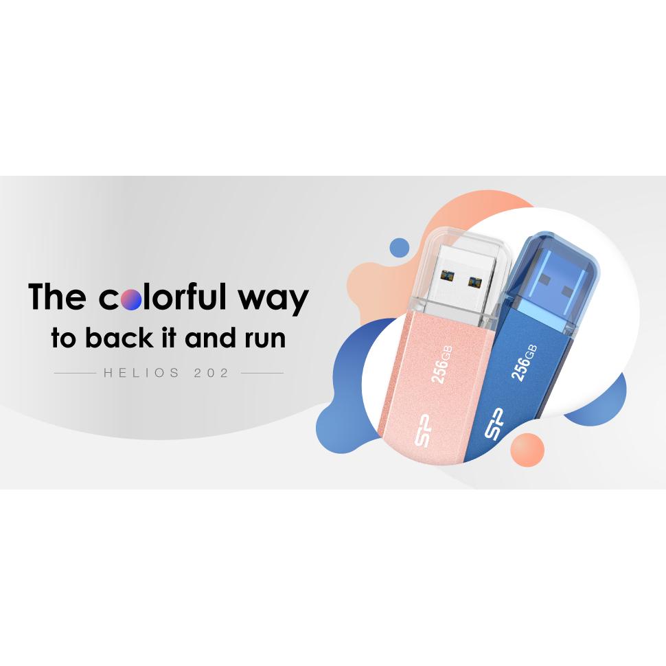 SILICON POWER USB Flash Drive Helios 202, 128GB, USB 3.2, μπλε | eLabstore.gr SILICON POWER USB Flash Drive Helios 202, 128GB, USB 3.2, μπλε | Συνοδευτικά PC | elabstore.gr