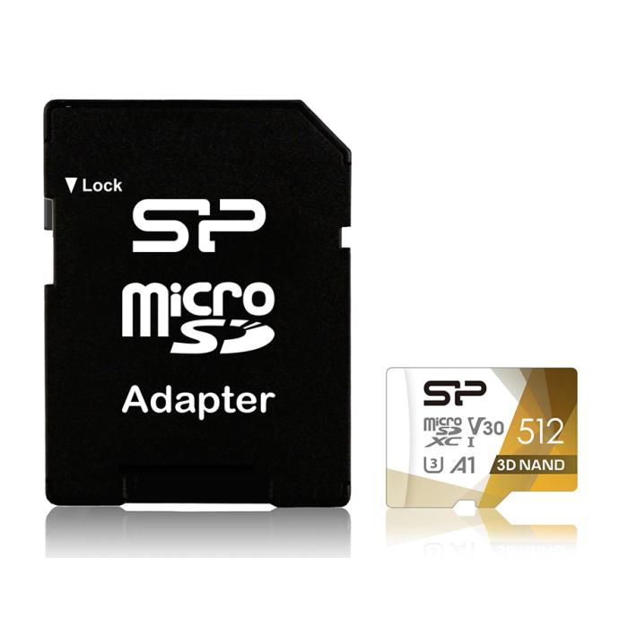 SILICON POWER κάρτα μνήμης Superior Pro microSDXC UHS-I, 512GB, Class 30 | Συνοδευτικά PC | elabstore.gr