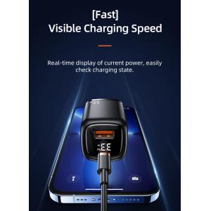USAMS φορτιστής τοίχου UDTZ01, καλώδιο Lightning, USB-C/USB 33W, μαύρος | Αξεσουάρ κινητών | elabstore.gr