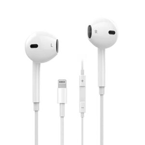 Ακουστικό Lightning με μικρόφωνο EPL05WE λευκό Well EARPHONE-EPL05WE-WL | Περιφερειακά | elabstore.gr