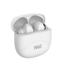 Ακουστικό In-ear Bluetooth GHOSTWL Wireless earphones με docking station λευκό Well EARPHONE-BT-GHOS | Περιφερειακά | elabstore.gr