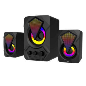 Ηχείο RGB 2.1 USB 12W Well RV03 (SPKR-MM2.1-RV03-WL) | Περιφερειακά | elabstore.gr