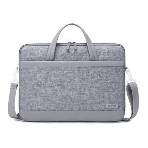 GOLDEN WOLF τσάντα ώμου 6305, θήκη laptop 15.6", αδιάβροχη, γκρι | Προσωπική Φροντίδα | elabstore.gr