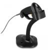 DELOCK USB barcode scanner 1D 90584, με καλώδιο σύνδεσης & βάση, μαύρο | Αναλώσιμα - Είδη Γραφείου | elabstore.gr