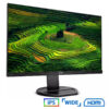 Used Monitor 241B8Q IPS LED/Philips/24"/1920x1080/Wide/Black/D-SUB & DVI-D & DP & HDMI & Usb Hub | Refurbished | elabstore.gr