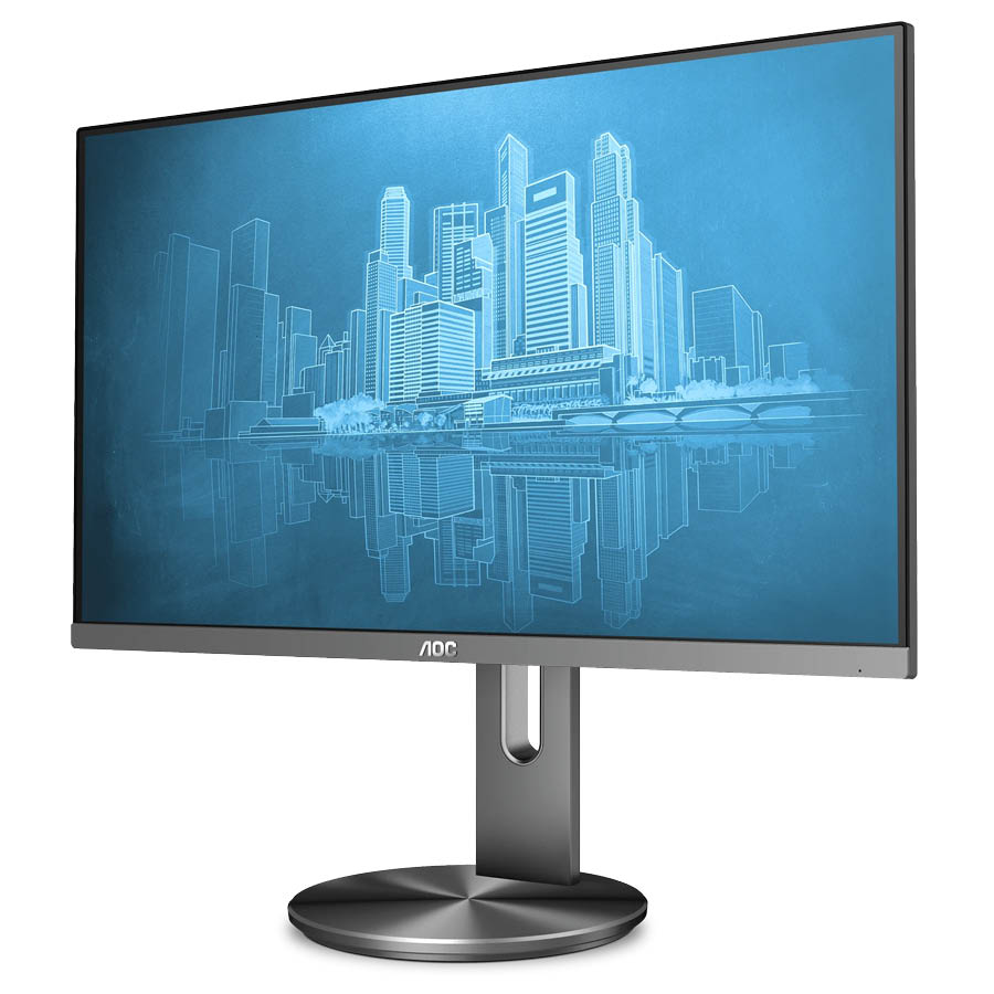 Used Monitor i2490PXQU LED/ AOC/ 24"/ 1920x1080/ Wide/ Black/ w/ Speakers/ D-SUB & DP & HDMI & USB 3.0 HUB | eLabstore.gr Used Monitor i2490PXQU LED/AOC/24"/1920x1080/Wide/Black/w/Speakers/D-SUB & DP & HDMI & USB 3.0 HUB | Refurbished | elabstore.gr
