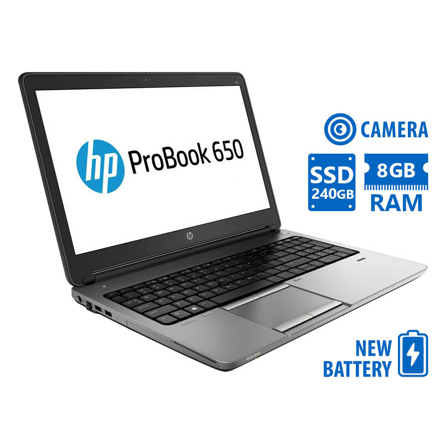 HP ProBook 650G1 i5-4300M/ 15.6"/ 8GB/ 240GB SSD/ DVD/ Camera/ New Battery/ 8P Grade A Refurbished Laptop | eLabstore.gr HP ProBook 650G1 i5-4300M/15.6"/8GB/240GB SSD/DVD/Camera/New Battery/8P Grade A Refurbished Laptop | Refurbished | elabstore.gr