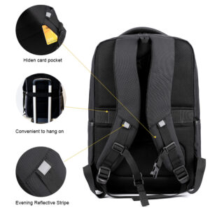 ARCTIC HUNTER τσάντα πλάτης B00111C με θήκη laptop 15.6", 23L, μαύρη | Προσωπική Φροντίδα | elabstore.gr