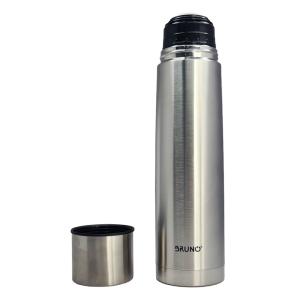 BRUNO θερμός BRN-0069, με καπάκι-κύπελλο, anti-slip, 1000ml, ασημί | Οικιακός εξοπλισμός | elabstore.gr