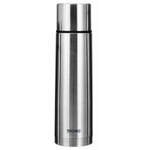 BRUNO θερμός BRN-0069, με καπάκι-κύπελλο, anti-slip, 1000ml, ασημί | Οικιακός εξοπλισμός | elabstore.gr