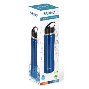 BRUNO θερμός BRN-0070, με καλαμάκι & γάντζο, anti-slip, 750ml, μπλε | Οικιακός εξοπλισμός | elabstore.gr