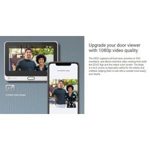 EZVIZ smart κουδούνι με κάμερα & οθόνη DP2C, WiFi, 1080p, PIR, 4600mAh | Οικιακός εξοπλισμός | elabstore.gr