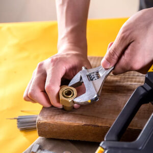 DELI γαλλικό κλειδί DL008A, 8"/200mm, 0-28mm, νίκελ | Εργαλεία | elabstore.gr