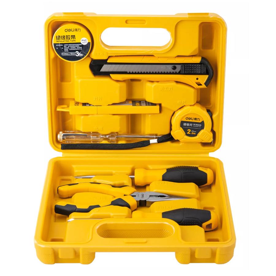 DELI σετ εργαλείων DL1008J, με θήκη, 8τμχ | eLabstore.gr DELI σετ εργαλείων DL1008J, με θήκη, 8τμχ | Εργαλεία | elabstore.gr