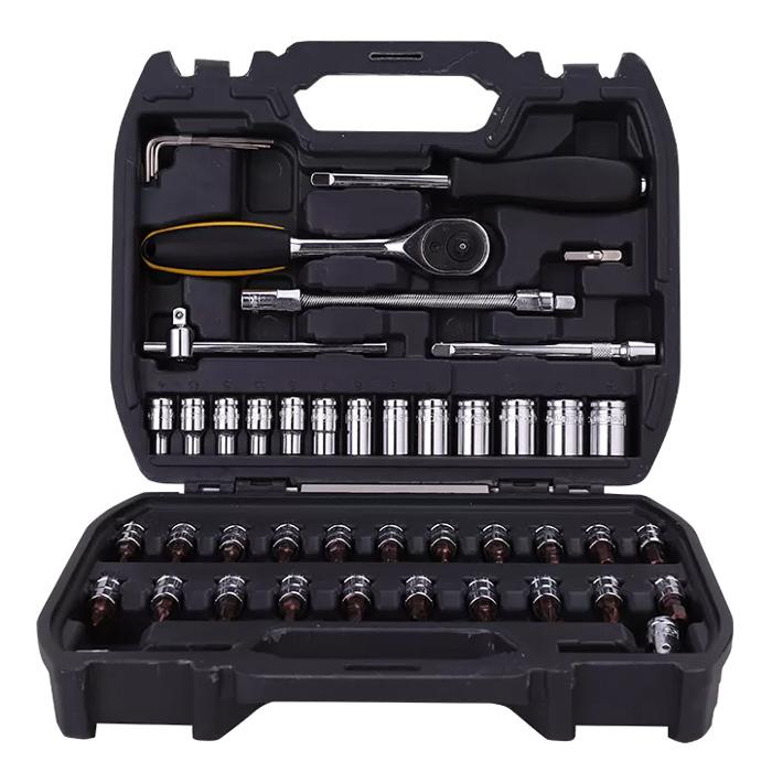 DELI σετ εργαλείων DL1046, με θήκη, 1/4", Cr-V, 46τμχ | eLabstore.gr DELI σετ εργαλείων DL1046, με θήκη, 1/4", Cr-V, 46τμχ | Εργαλεία | elabstore.gr