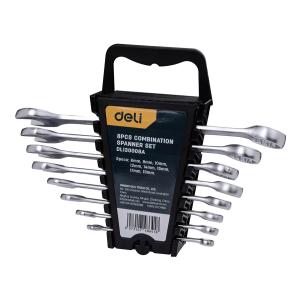 DELI σετ γερμανοπολύγωνα κλειδιά DL130008A, 6-19mm, 8τμχ | Εργαλεία | elabstore.gr