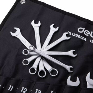 DELI σετ γερμανοπολύγωνα κλειδιά DL130012A, 6-24mm, 12τμχ | Εργαλεία | elabstore.gr