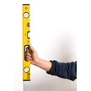 DELI αλφάδι DL290500 με 3 μάτια & χάρακα, μαγνητικό, 50cm | Εργαλεία | elabstore.gr