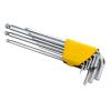 DELI σετ κλειδιά Allen DL3090, extra long βραχίονα, 1.5-10mm, Cr-V, 9τμχ | Εργαλεία | elabstore.gr