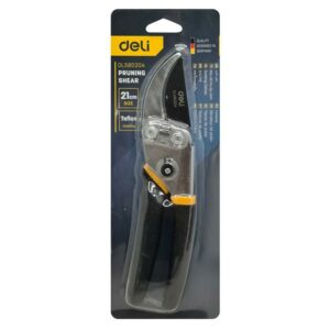 DELI κλαδευτήρι DL580204, teflon, ρυθμιζόμενο, 21cm | Οικιακός εξοπλισμός | elabstore.gr