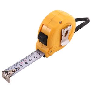 DELI μέτρο DL9005B, με κλείδωμα & clip ζώνης, 5m x 19mm | Εργαλεία | elabstore.gr