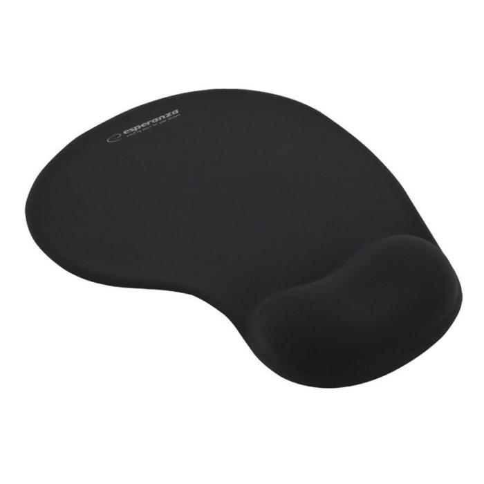 ESPERANZA gel mouse pad EA137K, 230x190x20mm, μαύρο | Συνοδευτικά PC | elabstore.gr