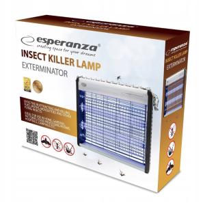 ESPERANZA εντομοπαγίδα EHQ003 με 2x λάμπες UV-A, 12W | Οικιακός εξοπλισμός | elabstore.gr
