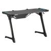 BRATECK gaming γραφείο Glory GMD04-1S, 1200x600mm, RGB, μαύρο | Αναλώσιμα - Είδη Γραφείου | elabstore.gr
