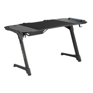 BRATECK gaming γραφείο Glory GMD04-2S, 1400x700, RGB, μαύρο | Αναλώσιμα - Είδη Γραφείου | elabstore.gr