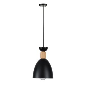 POWERTECH φωτιστικό οροφής HLL-0069, E27, Φ14, μεταλλικό, μαύρο | Φωτισμός | elabstore.gr