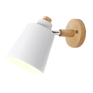 POWERTECH φωτιστικό τοίχου HLL-0075, E27, Φ13, μεταλλικό, λευκό | Φωτισμός | elabstore.gr