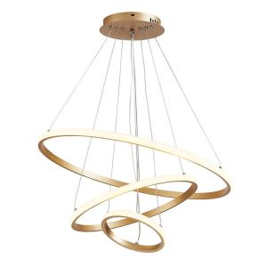 POWERTECH LED φωτιστικό οροφής HLL-0078, 44W, 3800lm, 60x60cm, χρυσό | Φωτισμός | elabstore.gr