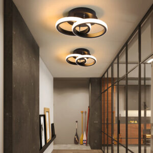 POWERTECH LED φωτιστικό οροφής HLL-0081, 20W, 1700lm, 24.5x16.5cm, μαύρο | Φωτισμός | elabstore.gr