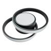 POWERTECH LED φωτιστικό οροφής HLL-0085, 32W, 2800lm, 27x21cm, μαύρο | Φωτισμός | elabstore.gr