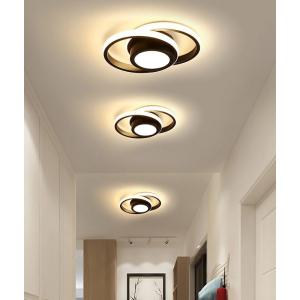 POWERTECH LED φωτιστικό οροφής HLL-0085, 32W, 2800lm, 27x21cm, μαύρο | Φωτισμός | elabstore.gr