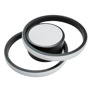 POWERTECH LED φωτιστικό οροφής HLL-0085, 32W, 2800lm, 27x21cm, μαύρο | Φωτισμός | elabstore.gr