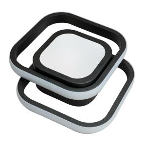 POWERTECH LED φωτιστικό οροφής HLL-0085, 32W, 2800lm, 27x21cm, μαύρο | Φωτισμός | elabstore.gr