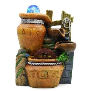 Συντριβάνι Feng Shui JK-180-018, φωτιζόμενο, 20 x 18 x 27cm | Οικιακός εξοπλισμός | elabstore.gr