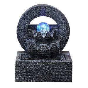 Συντριβάνι Feng Shui JK-180-020, φωτιζόμενο, 20 x 16 x 27cm | Οικιακός εξοπλισμός | elabstore.gr
