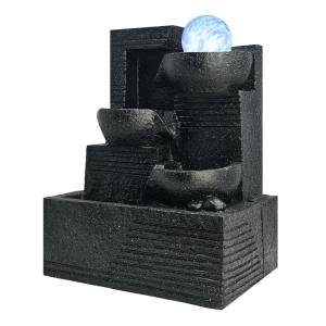 Συντριβάνι Feng Shui JK-180-021, φωτιζόμενο, 20 x 16 x 28cm | Οικιακός εξοπλισμός | elabstore.gr