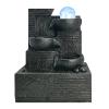 Συντριβάνι Feng Shui JK-180-021, φωτιζόμενο, 20 x 16 x 28cm | Οικιακός εξοπλισμός | elabstore.gr