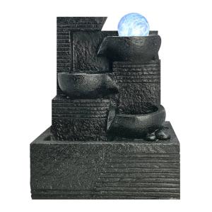 Συντριβάνι Feng Shui JK-180-021, φωτιζόμενο, 20 x 16 x 28cm | Οικιακός εξοπλισμός | elabstore.gr